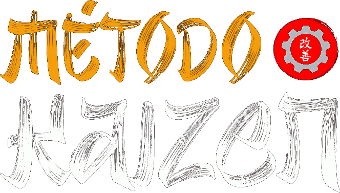 MÉTODO KAIZEN en caligrafía japonesa con el emblema de EVO